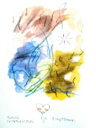 Akvarell 'Du 3' av Poeten Salvador i rollen konstnären Bengt Tomas